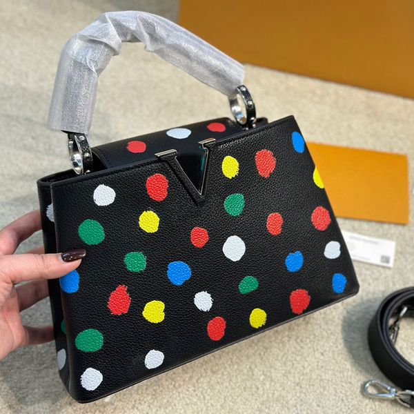 

designer handbag women handbags capucine yayoi dots yk shoulder bags luxurys shopping handbag womens crossbody purses clutch tote purse