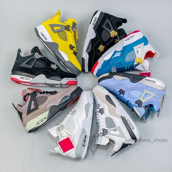 

jumpman 4 retro men basketball shoes 4s black cat universitys blue women oreo sneaker tour yellow sail kaws purple metallic bred designers s