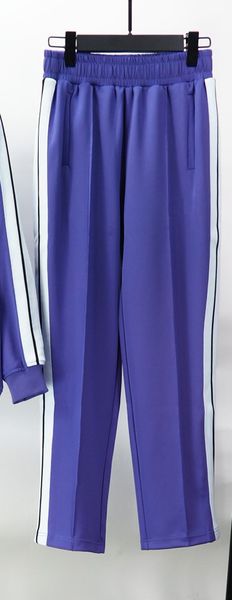 

men women casual jogger pants streetwear cargo pant striped side sport trousers 511m, Black