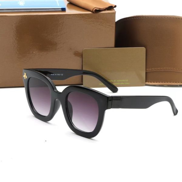 

designer sunglasses men luxury sun glasses fashion eyeglasses lunette traveling sunglass black grey beach eyewear gold honeybee sunglasses m, White;black