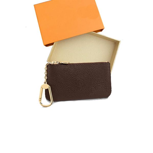 

latest key wallet for women men designer keychain holder brand coin purse pochette ladies bag284i, Red;blue