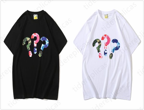 

men t shirt women shirts for men designer clothes shark zip print tshirt graphic tees clothing camouflage glow-in-the-dark star patchwork t-, White;black