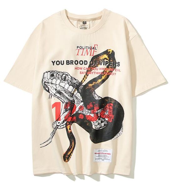

letter print men's plus tees summer short sleeve streetwear casual cotton tshirts, Black;brown