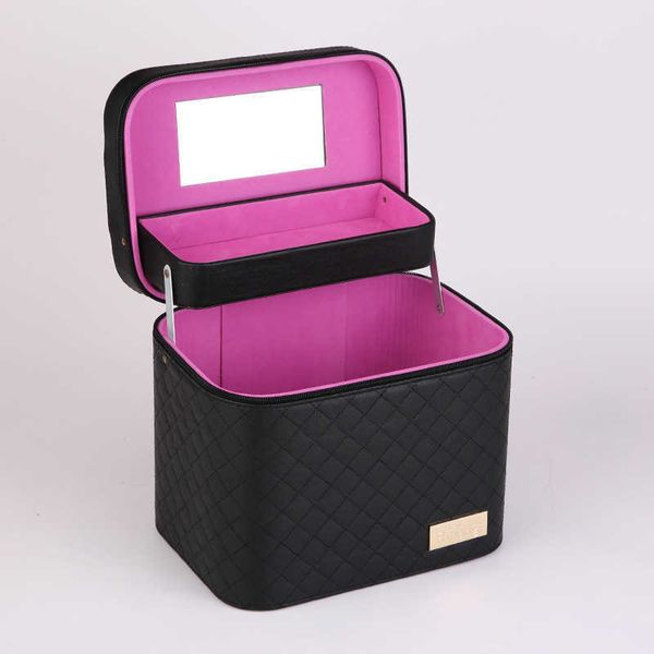 

cosmetic bags cases purse makeup bag new large capacity portable cosmetics storage box korean version student net red makeup 230112