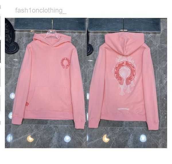 

ch hoodiesclassic fashion luxury zipper ch hoodies designer horseshoe sanskrit cross print pullover hooded coat jacket sweatshirts sweater, Black