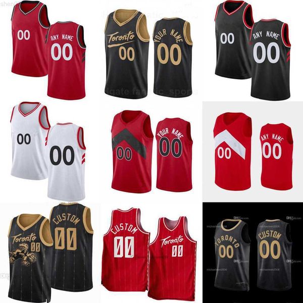 

men womens youth toronto''raptors''custom 25 chris boucher 5 precious achiuwa 9 d.j. wilson 12 josh jackson 32 otto port, Black;red