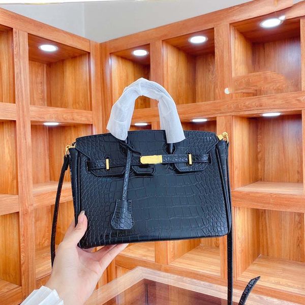 

designer bag crocodile womens bag leather handbag fashion new large capacity new multi-function luxury fashion single leather backpack