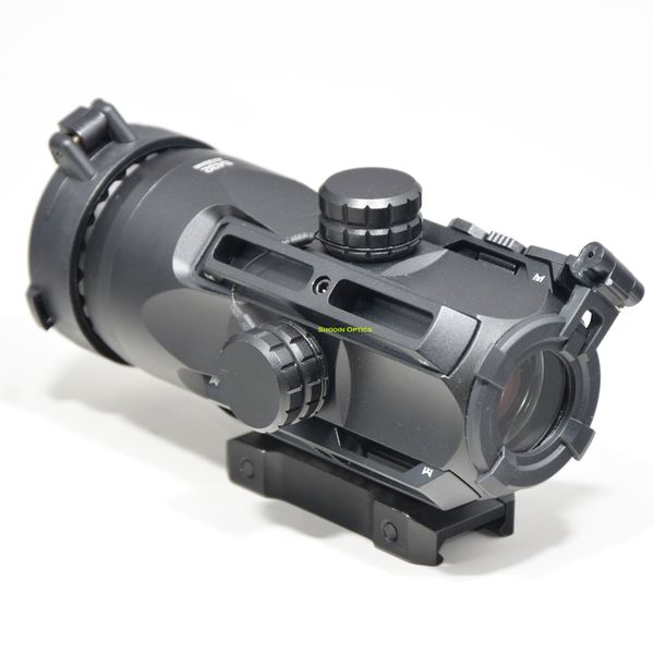 

tactical prism 4x32 rifle optics scope sight wide field of view scope m-lok extensionsion 20mm qd picatinny weaver mount base hunting shooti