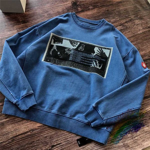 

men's hoodies sweatshirts 450g thick cotton cavempt c.e19aw sweatshirts crewneck men woman cavempt long sleeve cav empt hoodie hooded t, Black