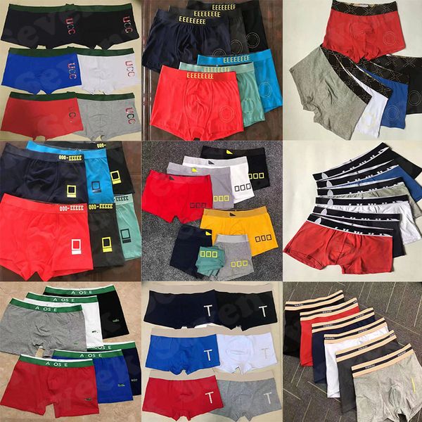 

mens boxers panties underpants fashion designer underwear breathable boxer design letter men briefs underwears, Black;white