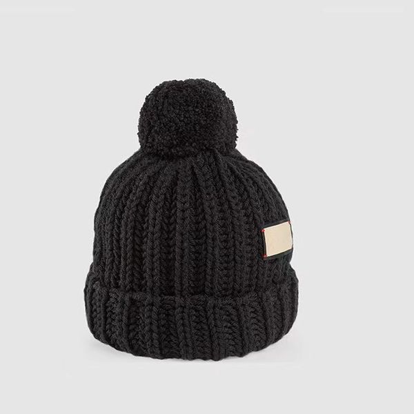 

winter knitted hat pure men's and women's autumn casual black hat 2022hatwinter beaniecap designer, Blue;gray