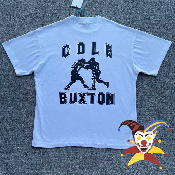 

men's t-shirts boxing print cole buxton t-shirt men women 1 1 high-quality t shirt short sleeve t shirt t230111, White;black