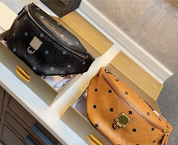 

womens designer bumbag mc bum belt bag luxury fanny packs waist bags pochette mens clutch genuine leather waistpacks fashion chest283j