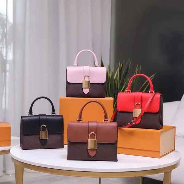 

m44322 locky bb crossbody bags luxury women's mens designer wallets handbag classic magnetic padlock clutch flap genuine leather single