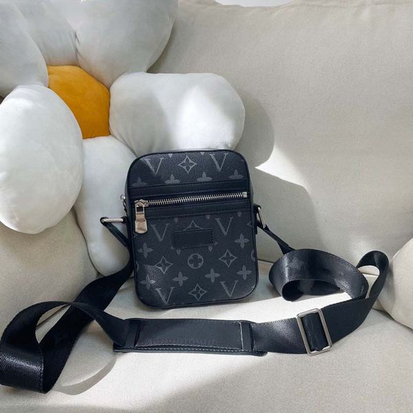 

cross body chain bag genuine leather shoulder bag mens classic printed chest bag fashion versatile piece unisex