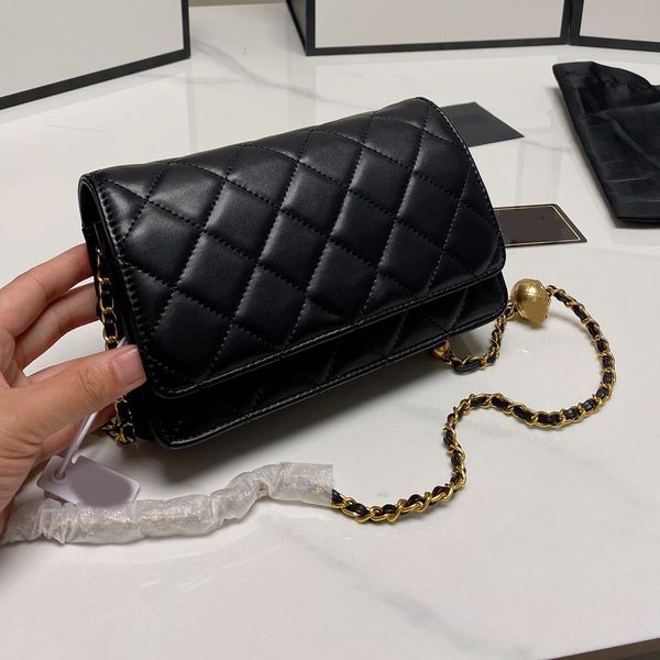 

luxurys designers c quality high shoulder bags handbags fashion womens cross body classic golden ball chain clutch bag crossbody 2023 handba