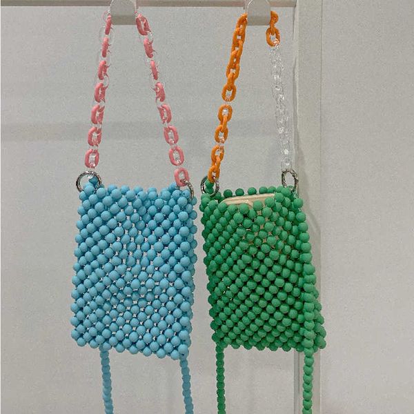 

evening bag 2022 new original homemade pures and bags crossbody green hand-woven