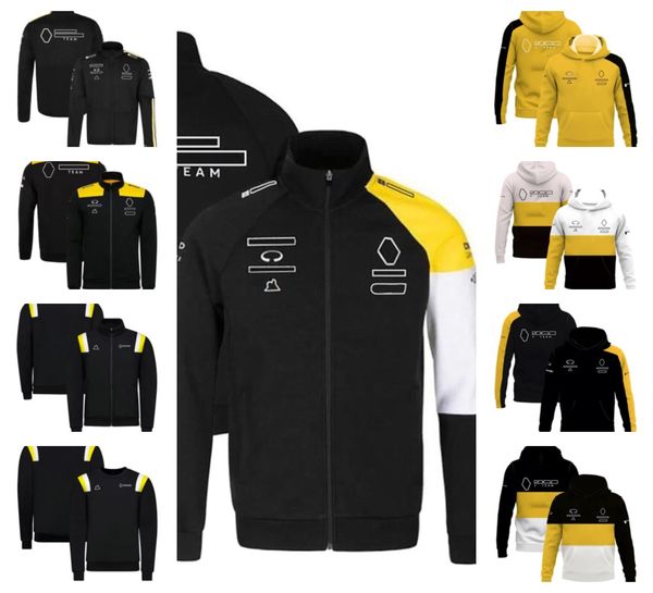 

f1 formula one hooded team suit winter zip racing suit men's jacket