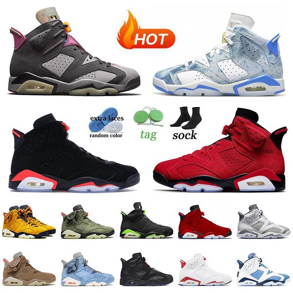 

high 6s basketball shoes jumpman 6 trainers size 13 bordeaux denim black infrared toro travis electric green cool grey british khaki singles