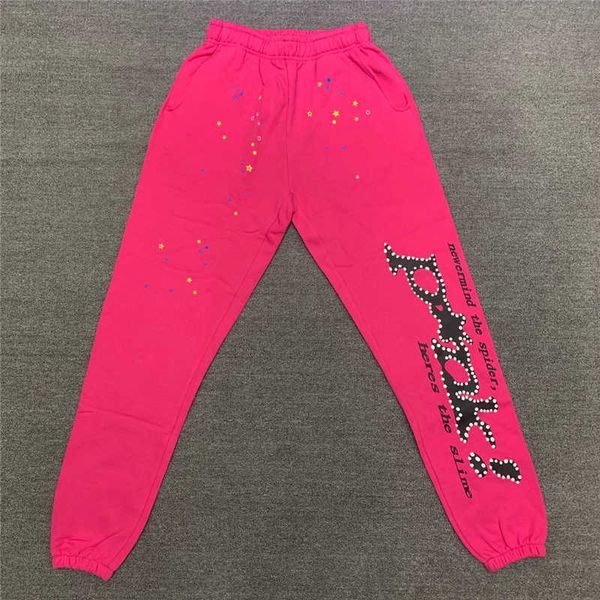 

men's hoodies sweatshirts 2023fw red sp5der 555555 pullover men women young thug oversized spiderweb t2301111908, Black