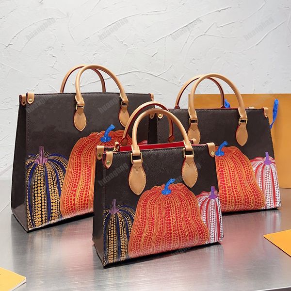 

3 sizes vintage tote bags luxury high-quality shoulder bag artwork women shopping large capacity totes wholesale classic handbags travel rs