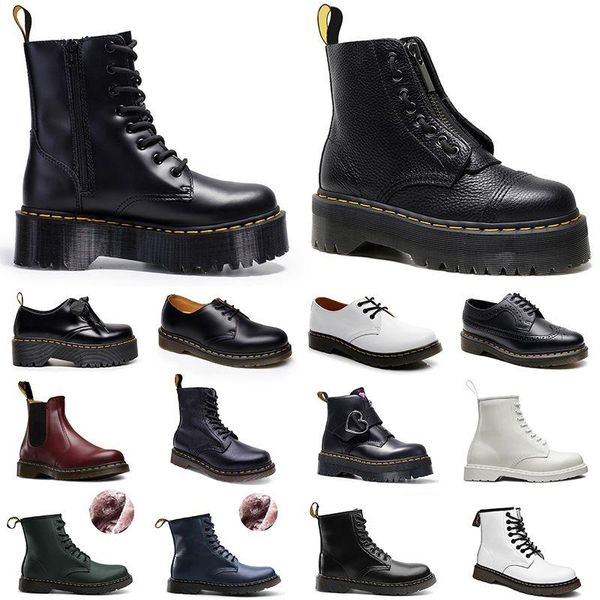 

dr martins designer boots doc martin martens men womens winter snow booties oxford bottom ankle shoes kvjaf, Black