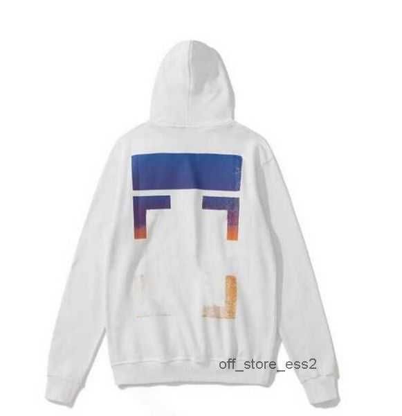 

2022 %60 off style trendy fashion sweater painted arrow crow stripe loose hoodie men's and women's coatjqm1off t-shirts offs white, Black