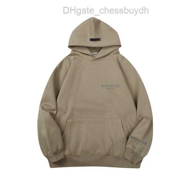 

men's luxury sweatshirts essss jackets hoodies men women chest letter pullover hoodie hooded loose sweater casual sweatshirt couple co, Black;brown