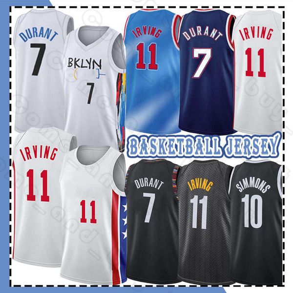 

kevin durant kyrie irving basketball jerseys ben simmons damian lillard 2023 city 10 7 11 0 shirt green trae young lamelo ball dejounte murr, Black;red