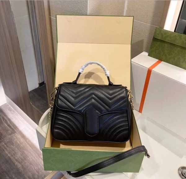 

1-1leather handbags women lady marmont bags genuine leathers crossbody handbags purses tote shoulder bag