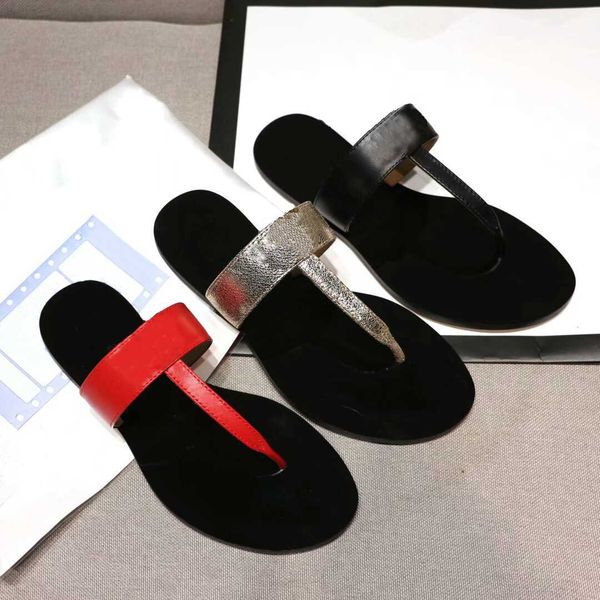 

2023 2023 designer slides slippers women flip flops leather women bees sole sandal with double metal black white brown slipper summer beach