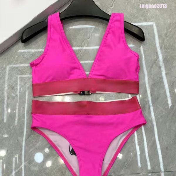 

womens swimwear one piece beach bikinis summer split swimsuit fashion letter printed thin shoulder strap style women bikini 2023