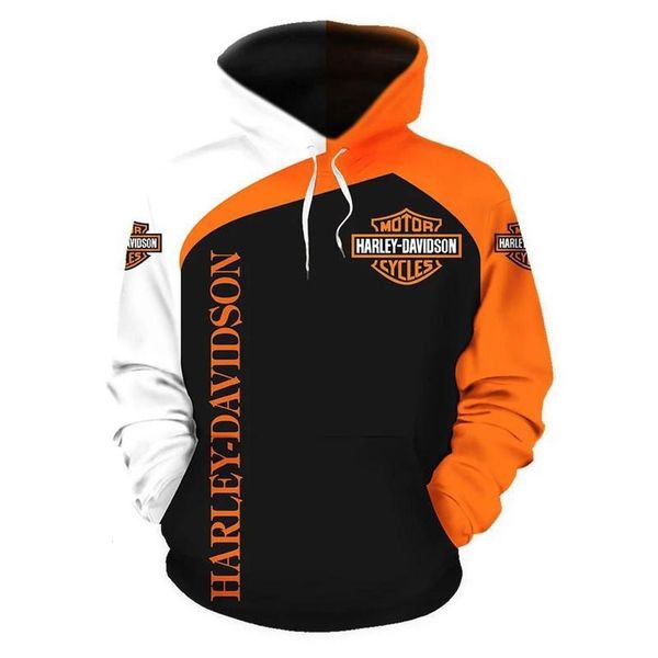 

mens hoodies sweatshirts the ha rre hoodie and 3d printed sportswear for motorcycle enthusiasts casual both men 230113, Black