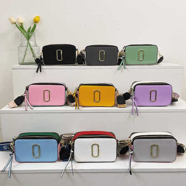 

2023 women cross body shoulder bags new contrast color small square designer bag letter single messenger bag