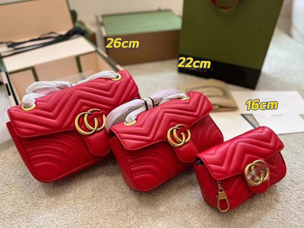 

2023 designers bags women shoulder bag marmont handbag messenger totes fashion metallic handbags classic crossbody clutch pretty 3 size