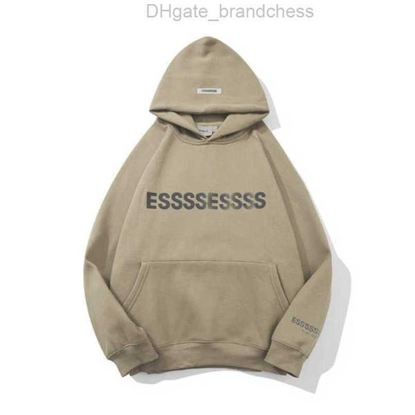 

esss luxury men's sweatshirts fashion tracksuits letter hoodies men women sportswear hooded pant coat sweater casual pullover couple h, Gray