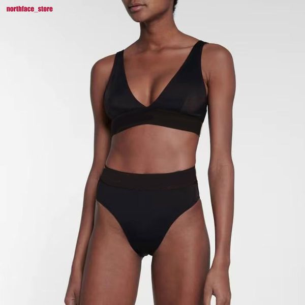 

2023 designer bras sets swimsuit lycra 2f bikini set swimwear textile low waist bathing suits beach wearswimming suit for women, Red;black
