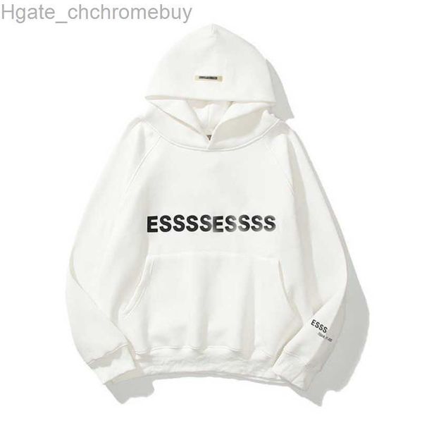 

men's sweatshirts esss luxury jackets hoodies men women chest letter pullover hoodie hooded sweater loose casual sweatshirt couple coa, Black;brown
