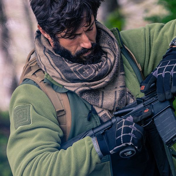 

fashion face masks neck gaiter scarf military men winter windproof scarves thickened square women 230106