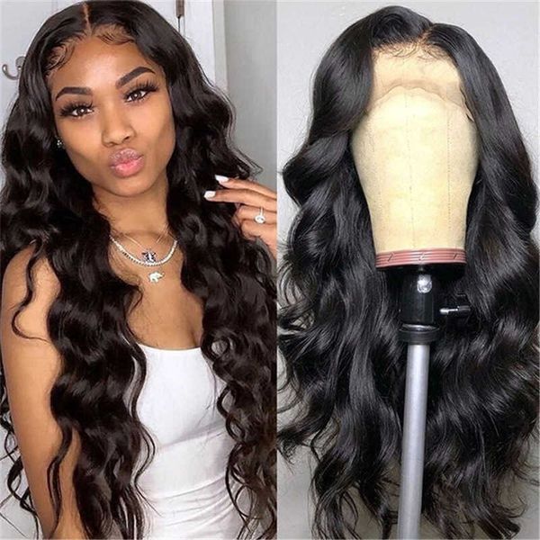 

hair synthetic wigs women's long curly black big wavy filament headgear 1201