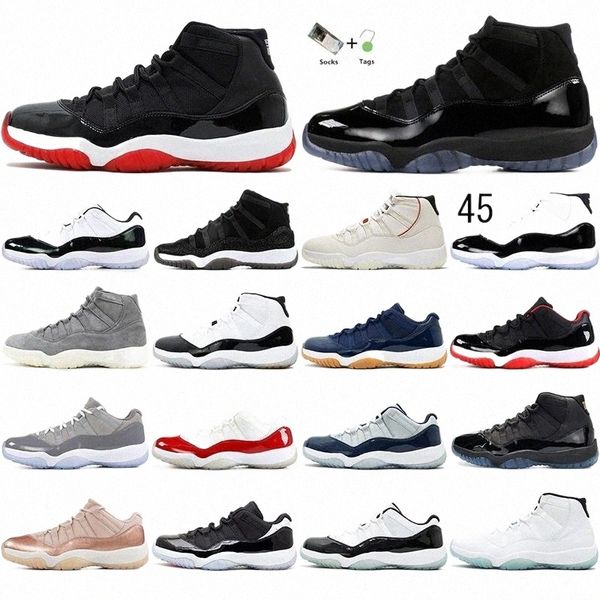 

grey high cool 11 11s basketball shoes bred 25th anniversary concord 45 space jam men women trainers low legend blue citrus platinum tint sn