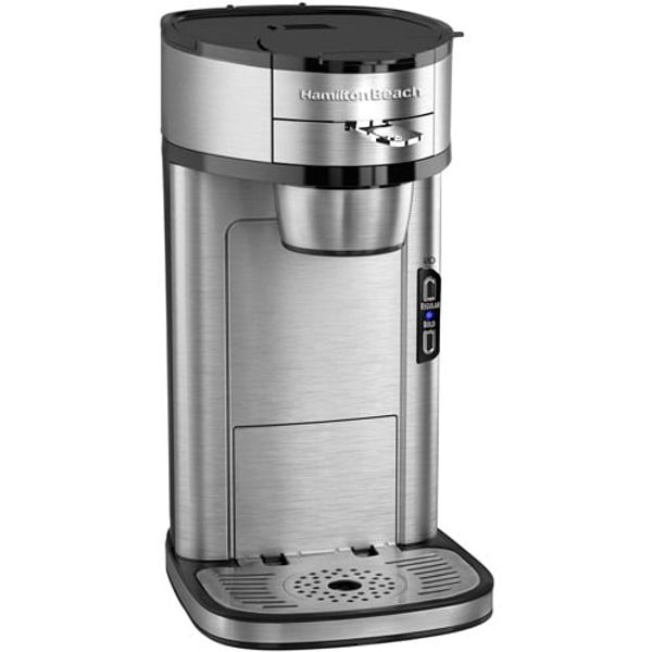 

hamilton beach the scoop single-serve coffee maker stainless steel black