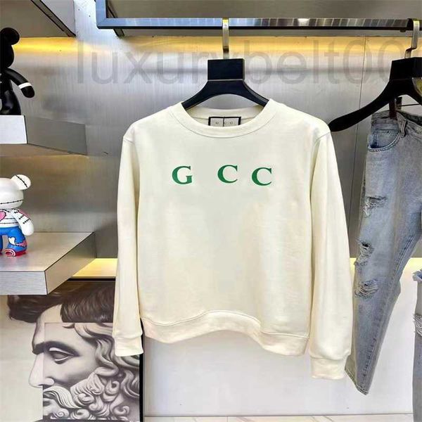 

men's hoodies & sweatshirts designer women's pullover sweatshirt letter print long sleeve round neck loose hooded white black cott