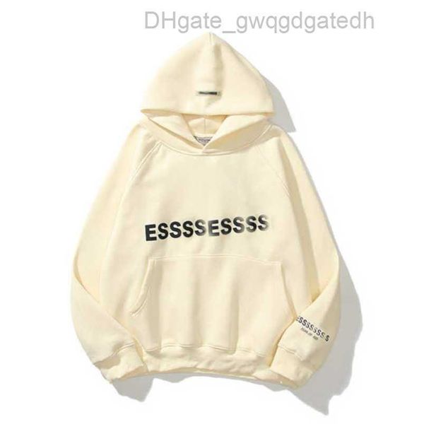 

essss men's sweatshirts luxury jackets hoodies men women chest letter pullover hoodie hooded sweater loose casual sweatshirt couple co, Black;brown