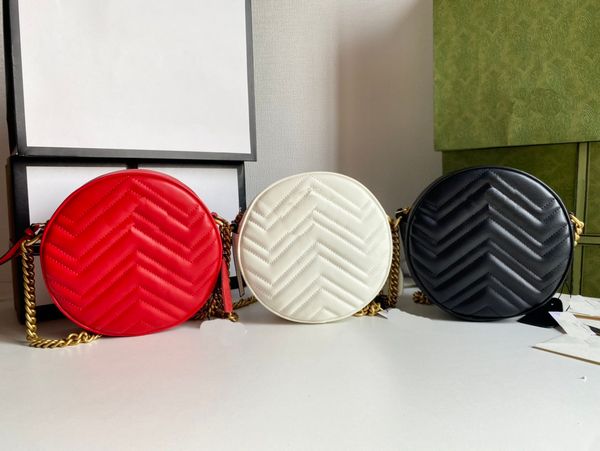 

2023 women 550154 luxurys designers bag lightweight round mini handbags it can be carried across the shoulder bags 3 color