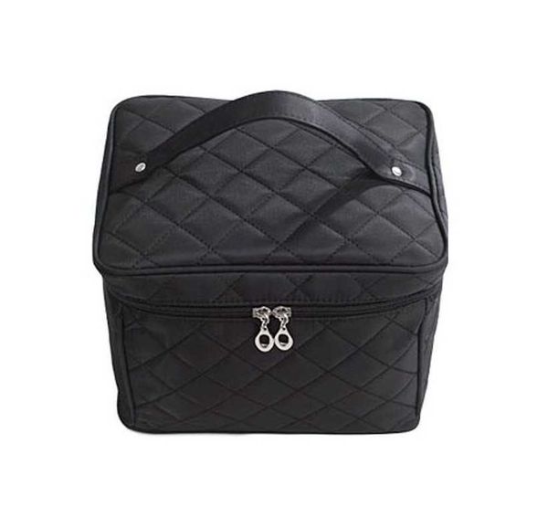 

cosmetic bags cases large capacity portable rhombus makeup bag travel wash storage professional dresser box 230113