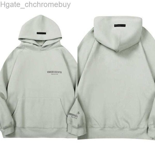 

esss men's luxury sweatshirts jackets hoodies men women chest letter pullover hooded hip hop loose sweatshirt sweater casual couple co, Black