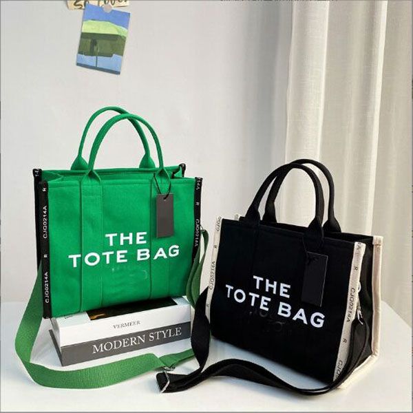 

7 colourmarc designer bags new women tote bag letter canvas bag diagonal handbag hand shopping bag f2023113