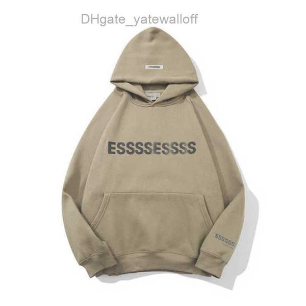 

luxury fashion sweatshirts men's essss tracksuits letter hoodies men women sportswear hooded pant coat sweater casual pullover couple, Gray