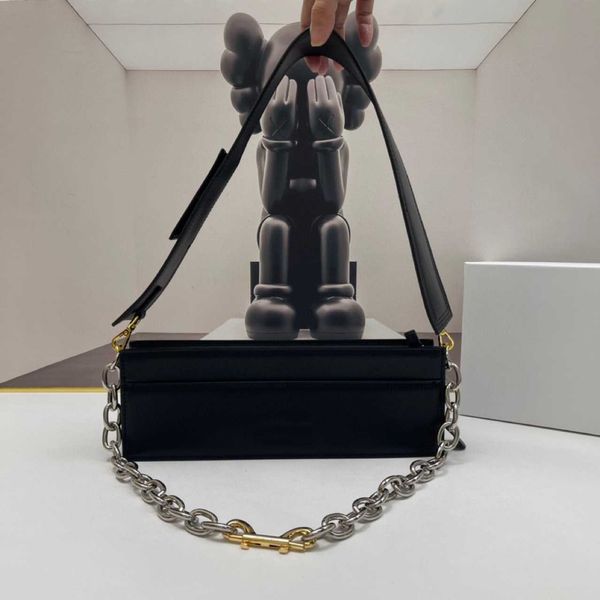 

chain underarm bag wide shoulder belt one shoulder hand bag fashion women's